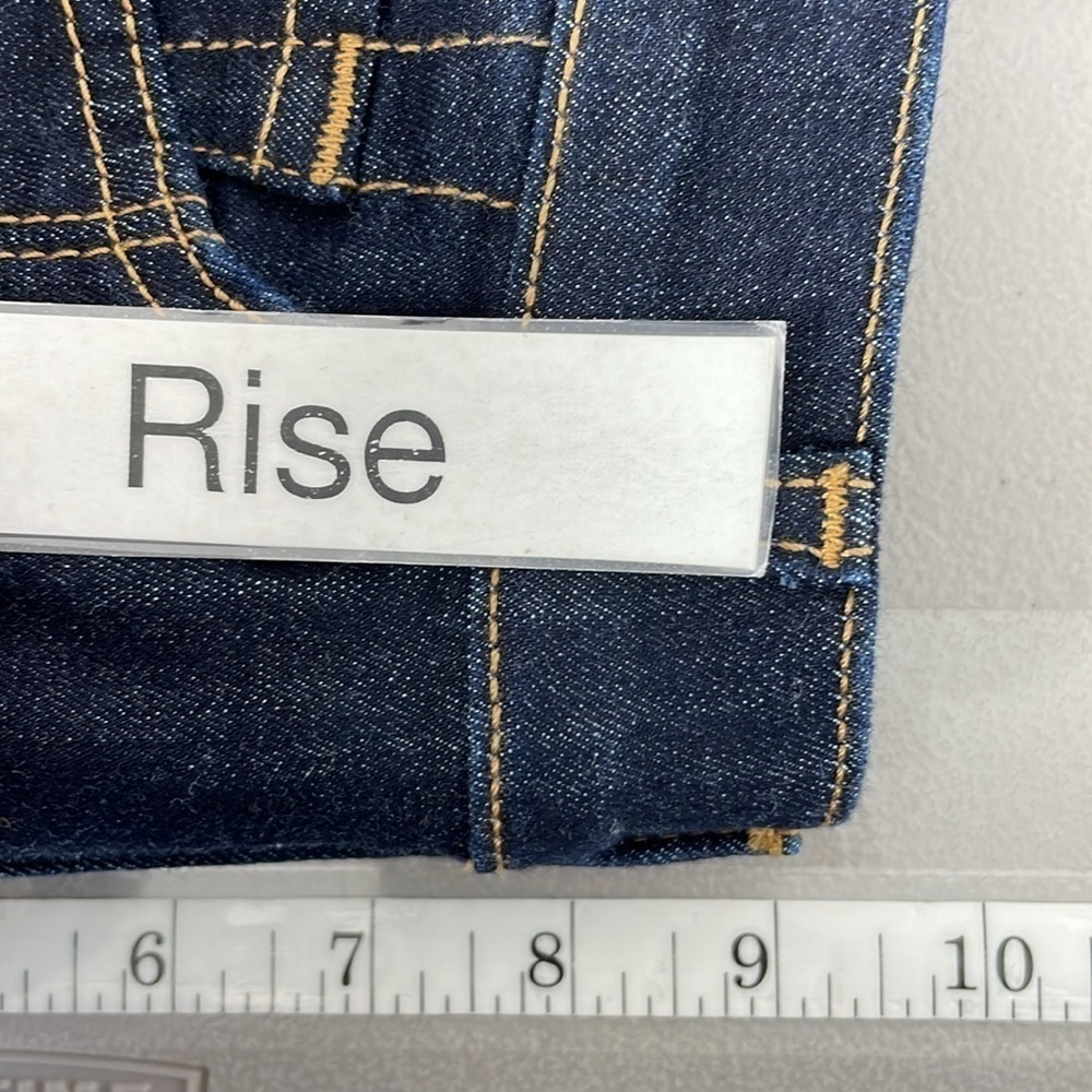 7 For All Mankind Jeans Womens 25 Blue Ankle Gwenevere Skinny Front Seam Denim - Picture 12 of 14